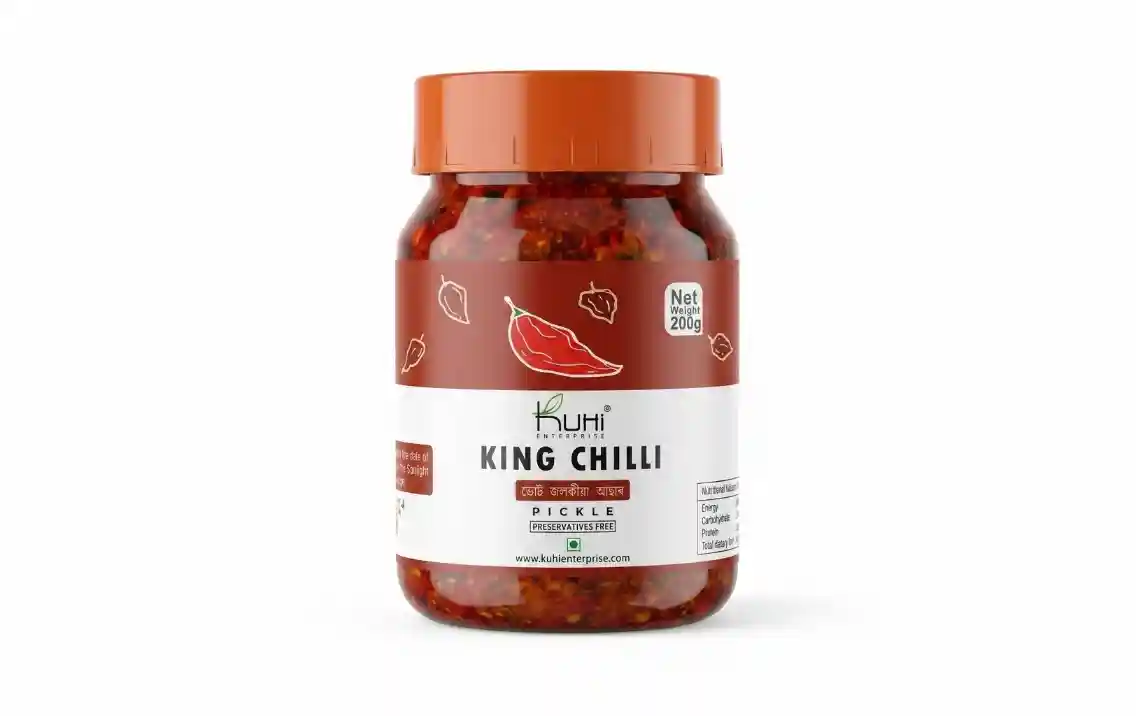 Kuhi Enterprise Hottest King Chilli Naga Chilli Bhut Jolokia Red Chilli Pickle Kuhi Enterprise Hottest King Chilli Naga Chilli Bhut Jolokia Red Chilli Pickle