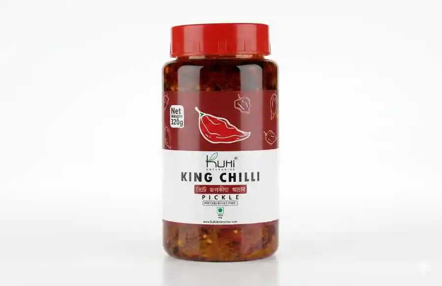 Kuhi King chilli pickle bhut jolokia ghost pepper naga mirch