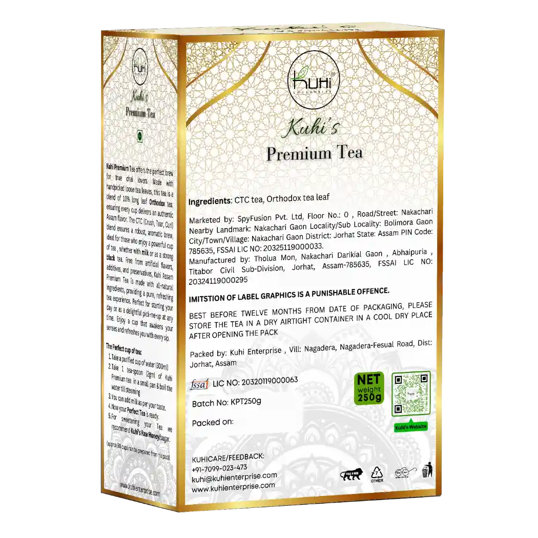 Kuhi Premium Assam Tea - Kadak Chai2