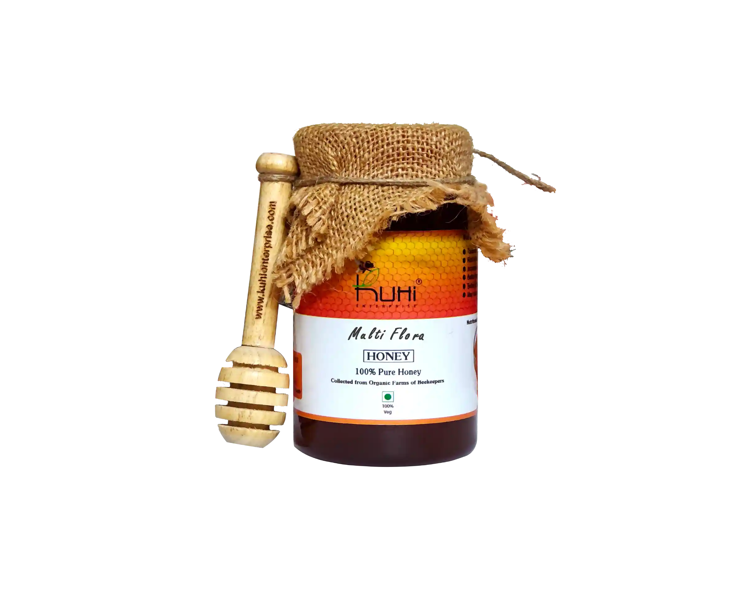 Kuhi's Multi Flora Raw Honey 350 gm