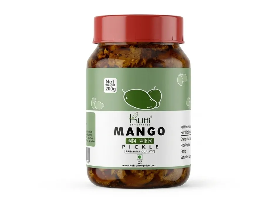 kuhi mango pickle 200 jar 1