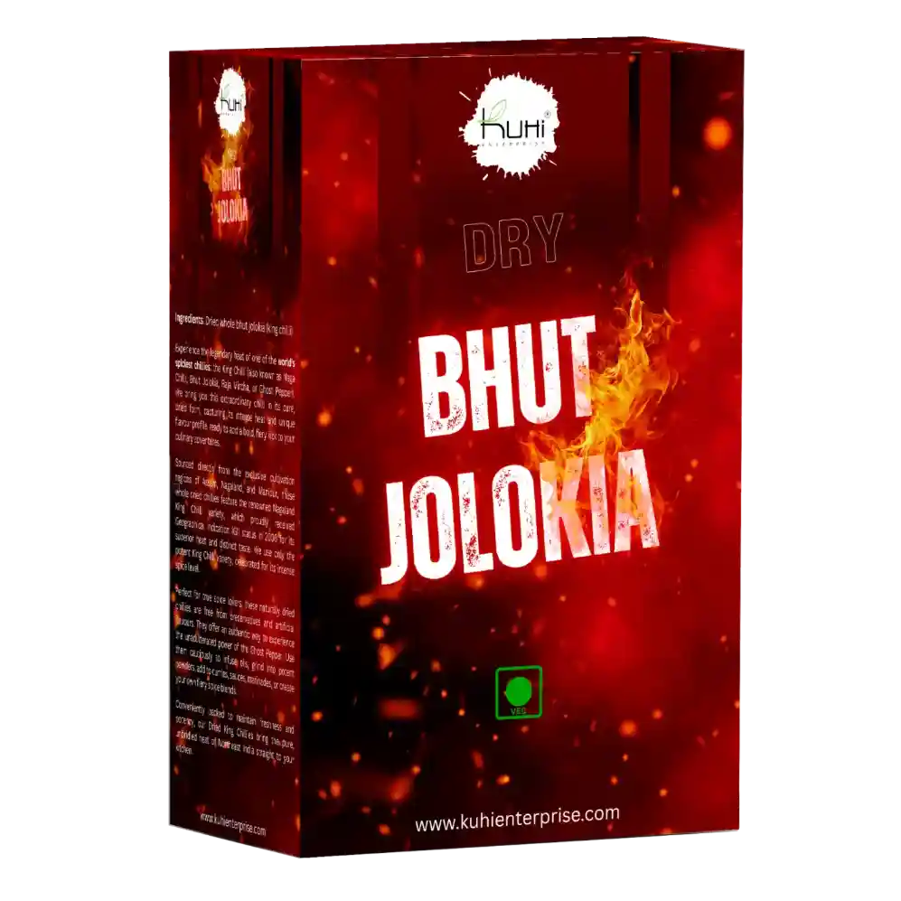 Dry Bhut Jolokia Naga Mirchi King Chilli Dried Ghost Pepper