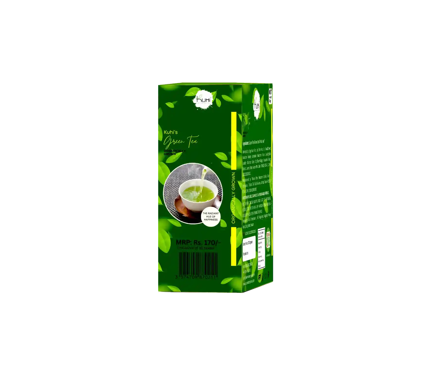 Kuhi Premium Green Tea Pure Loose Leaf - Hand-made Green Tea 3