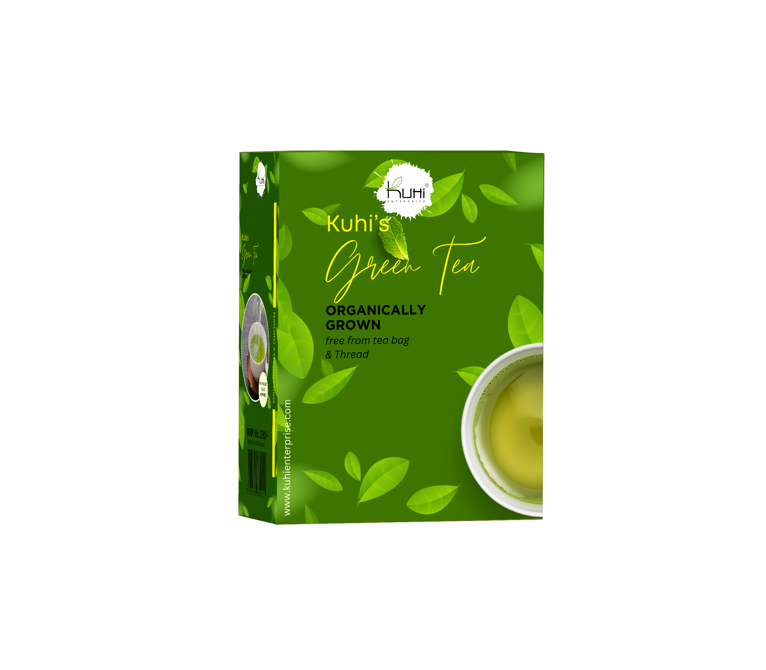 Kuhi Premium Green Tea Pure Loose Leaf - Hand-made Green Tea