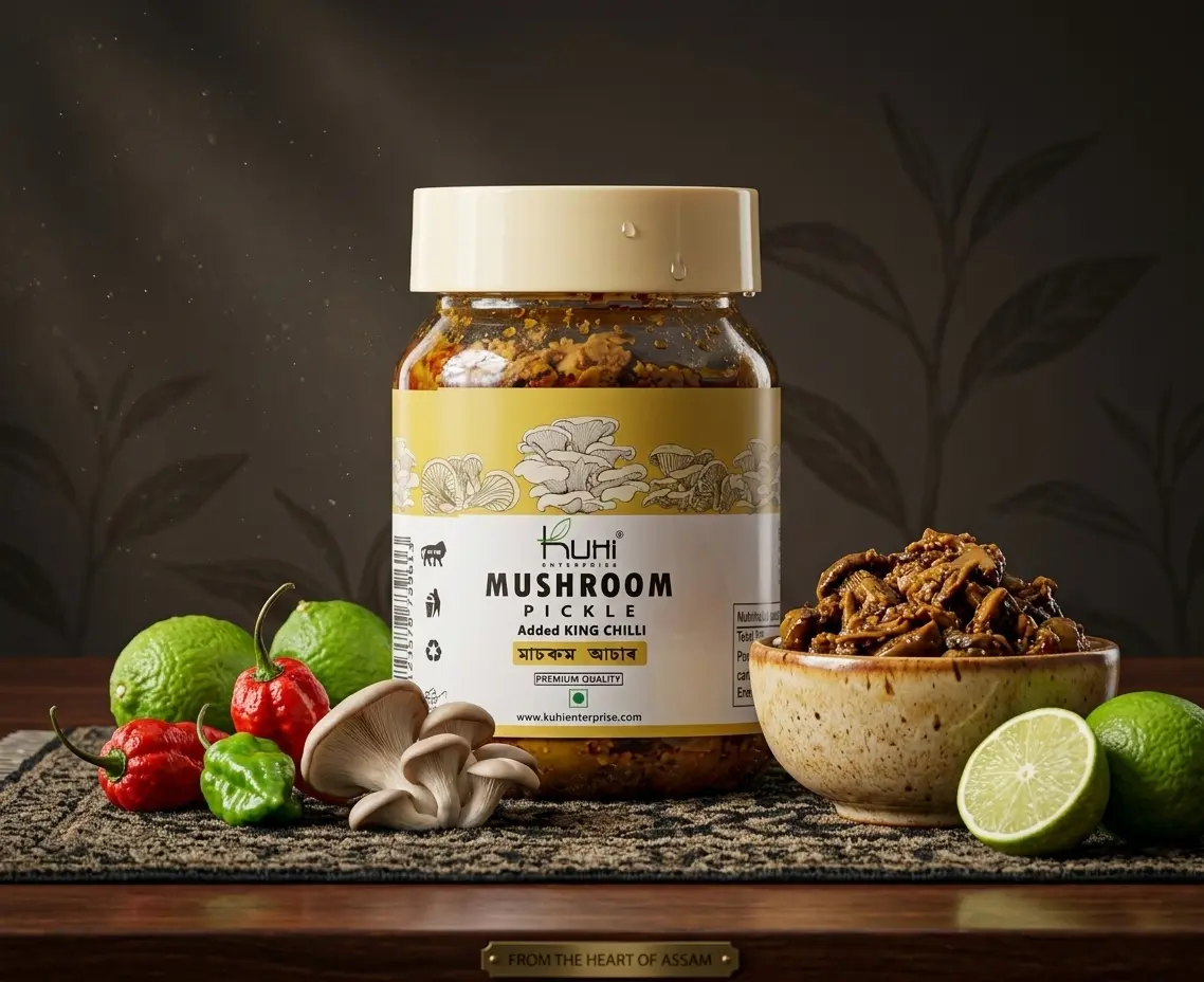 Kuhi Oyster Mushroom & King Chilli Pickle