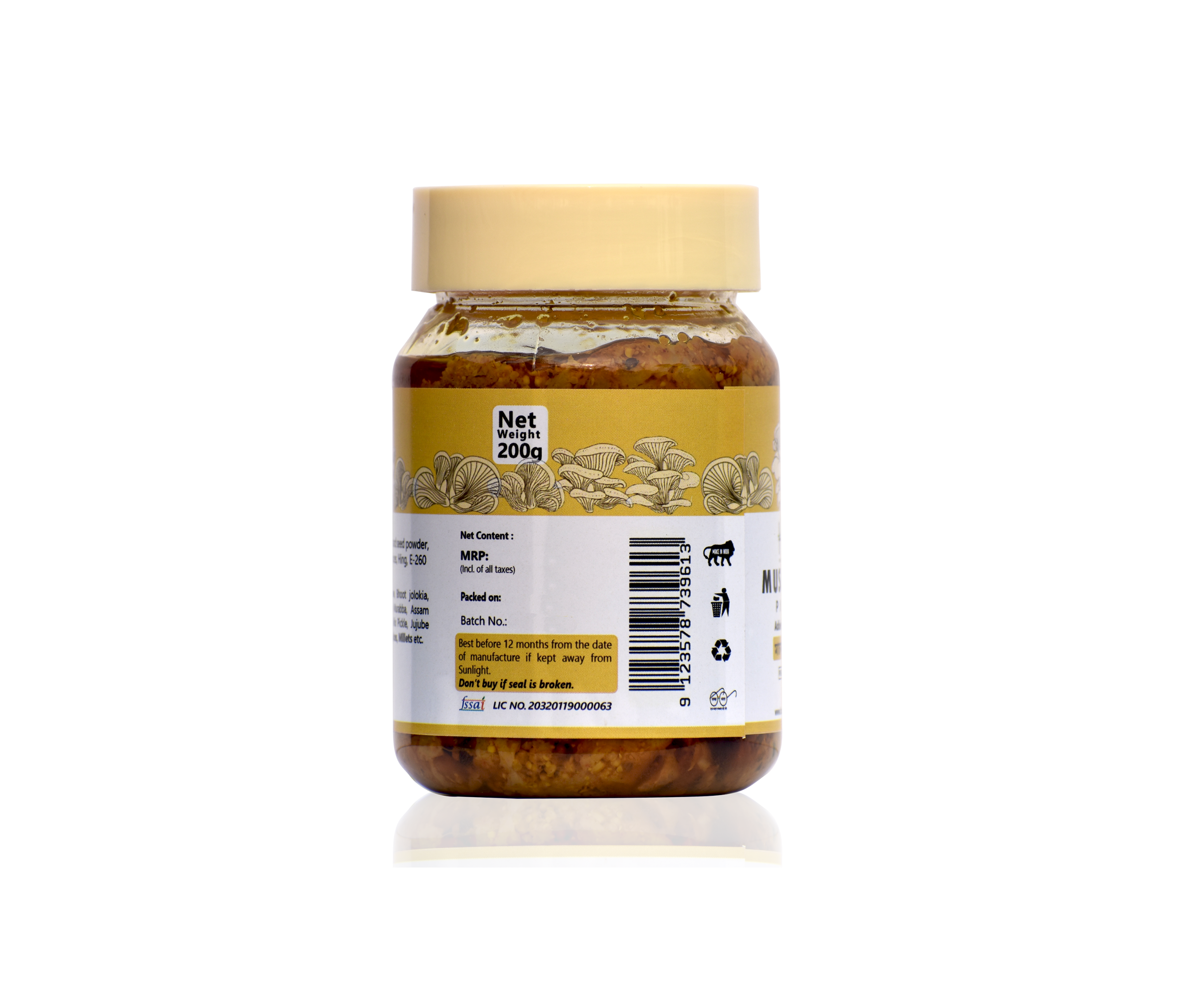 Oyster Mushroom & King Chilli Pickle – Bhut Jolokia Masala Achar by Kuhi 2