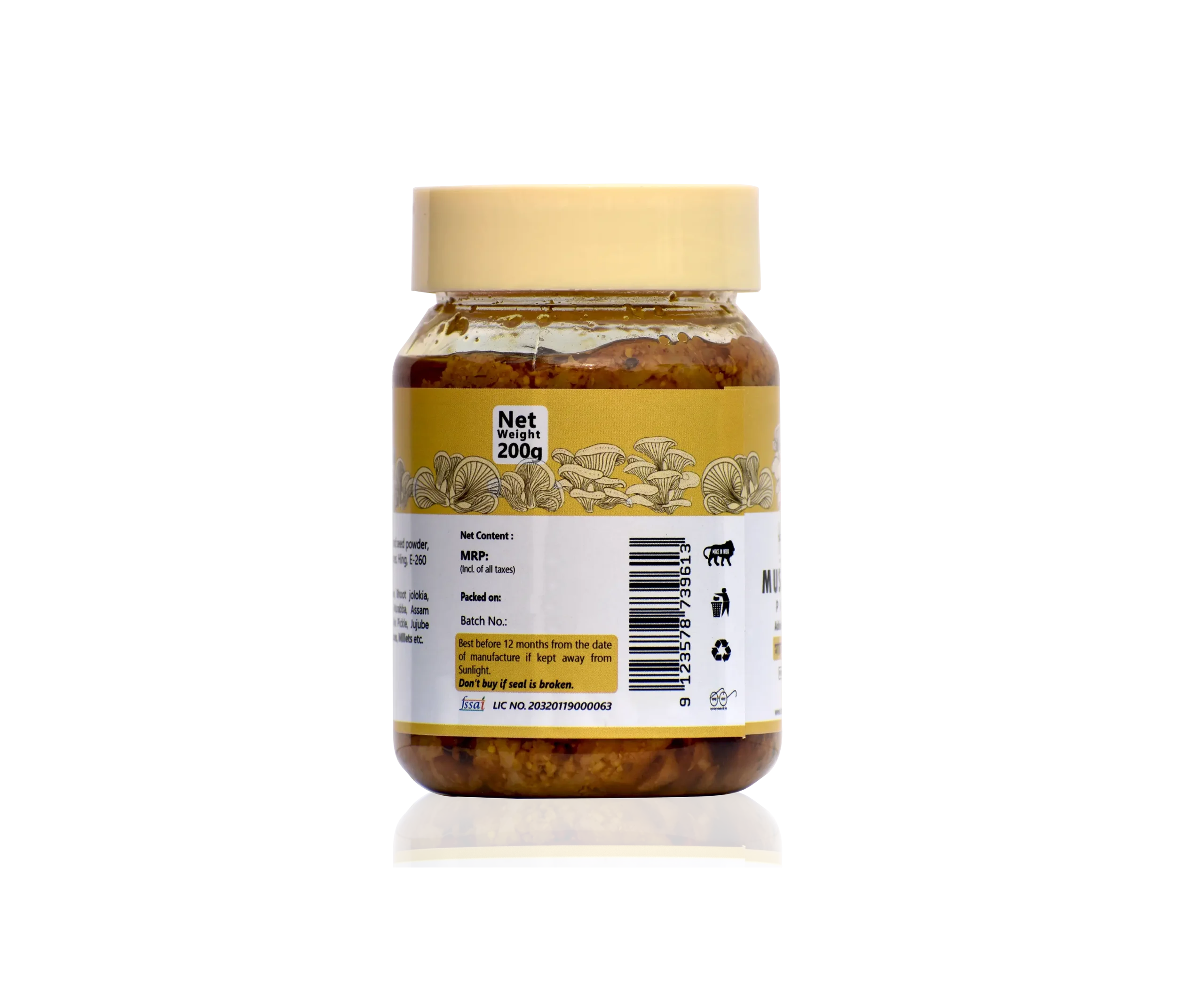 Oyster Mushroom & King Chilli Pickle – Bhut Jolokia Masala Achar by Kuhi 2