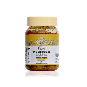 Oyster Mushroom & King Chilli Pickle – Bhut Jolokia Masala Achar by Kuhi